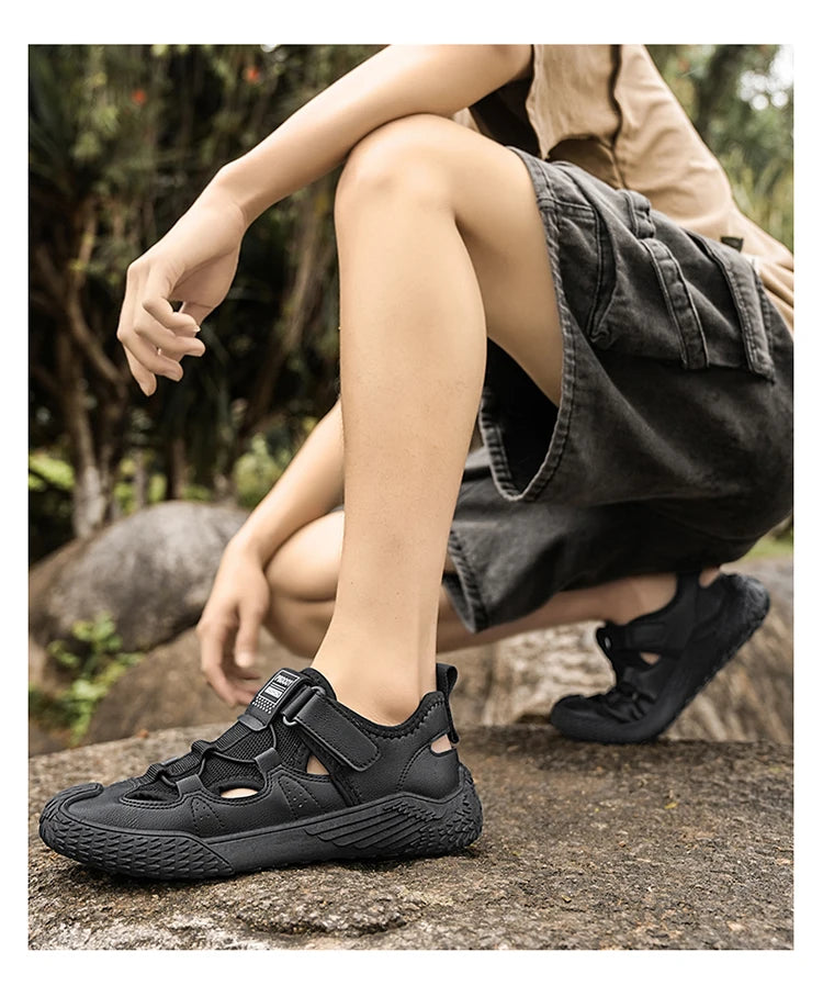 Summer Fashion Lightweight Lazy Shoes Breathable Casual Walking Sneakers New Men's Sandals Outdoor Comfortable Male Beach Shoes