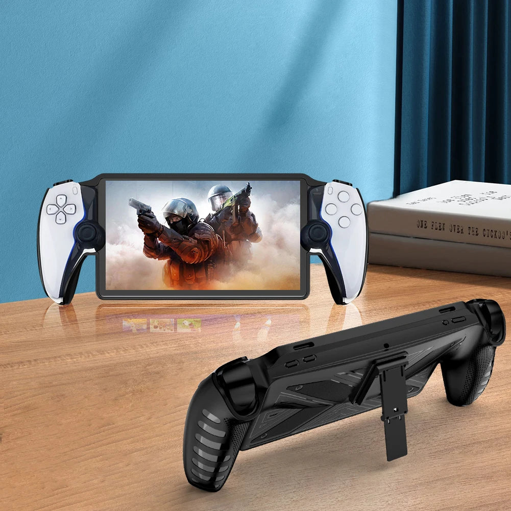 TPU Full Protection Protector Cover Transparent Shock Resistance Anti-Scratch for Playstation Portal Gaming Console Accessories