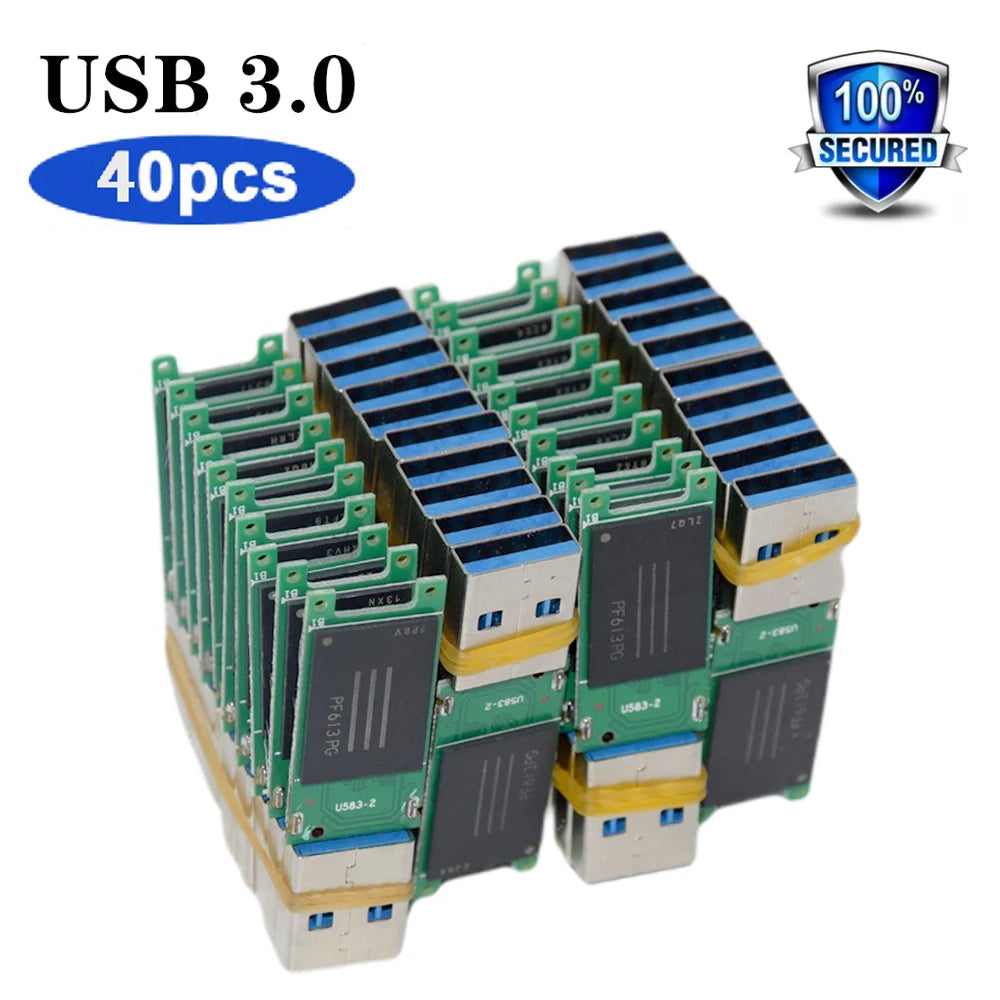 Wholesale Chip USB 3.0 Flash Memory 4GB 8GB 16GB 32GB 64GB 128G USB U Disk Semi-finished PCB Plate Pendrive Free Delivery