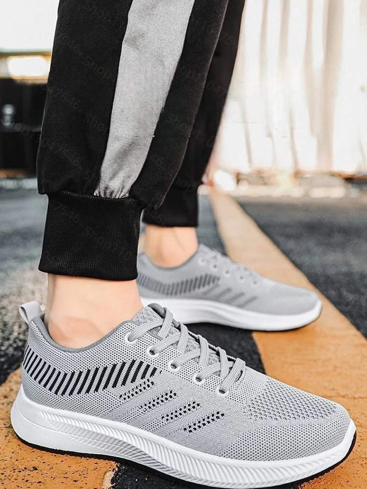 New wear-resistant thickened casual shoes for men, fashion sports shoes, breathable tennis, outdoor walking training tennis