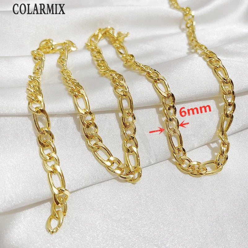 5Meters Hotsell Chunky Chains gold Metallic Fashion Jewelry gift Hip pop Necklace Fashion Jewelry