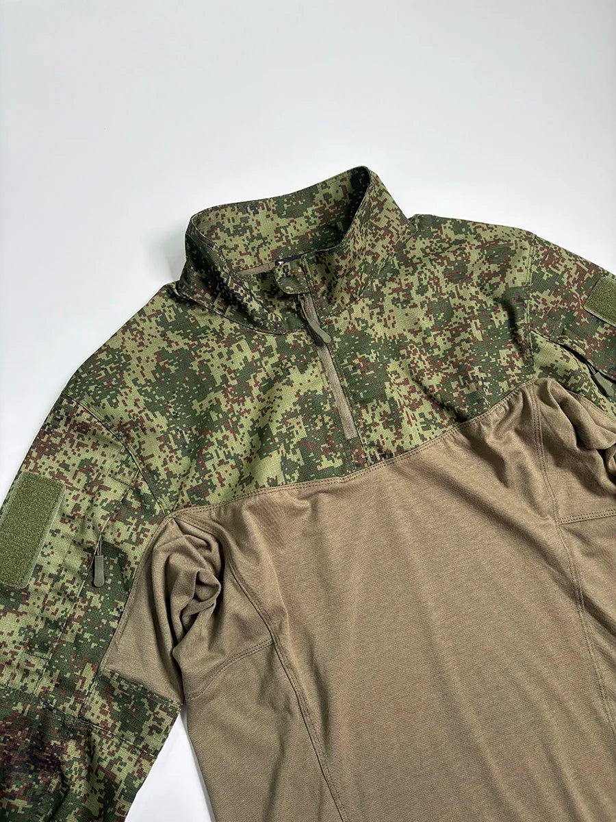 Outdoor Sports Tactics Hunting Training Set CP Camouflage EMR VKPO Suit Tactical Coat Top Tactical Pants Man Combat Shirt