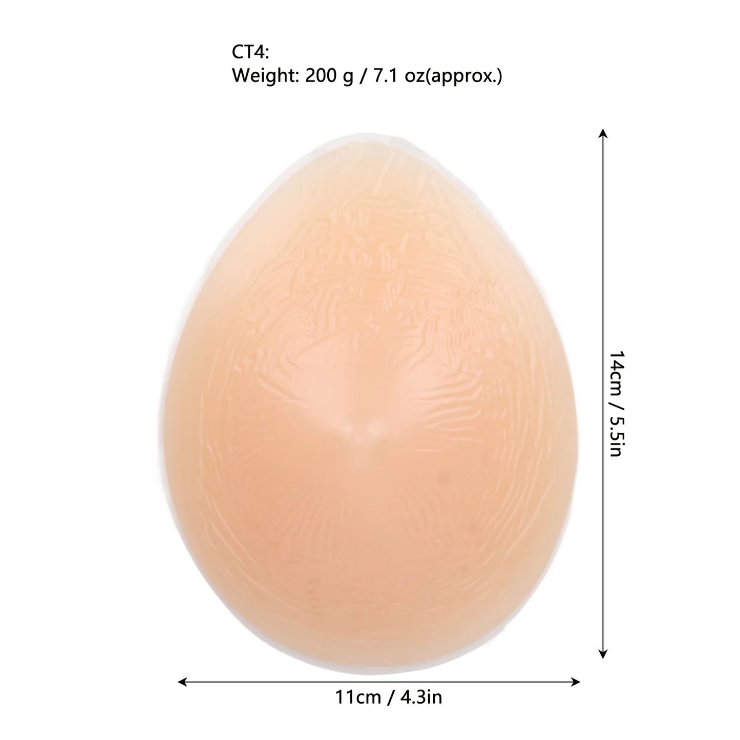 Silicone Breast Form Full Mastectomy Prosthesis Bra Soft Tiltable for Crossdress Transvestite Breast Enhancer Form
