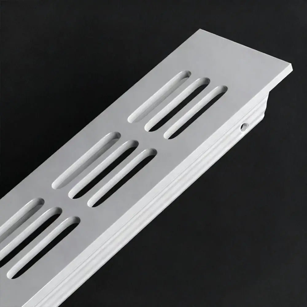 Aluminum Alloy Cabinet Breather Hole Cover Rectangle Breathable Mesh Wardrobe Air Vent Decor 30mm Wide Ventilator Grille Cover
