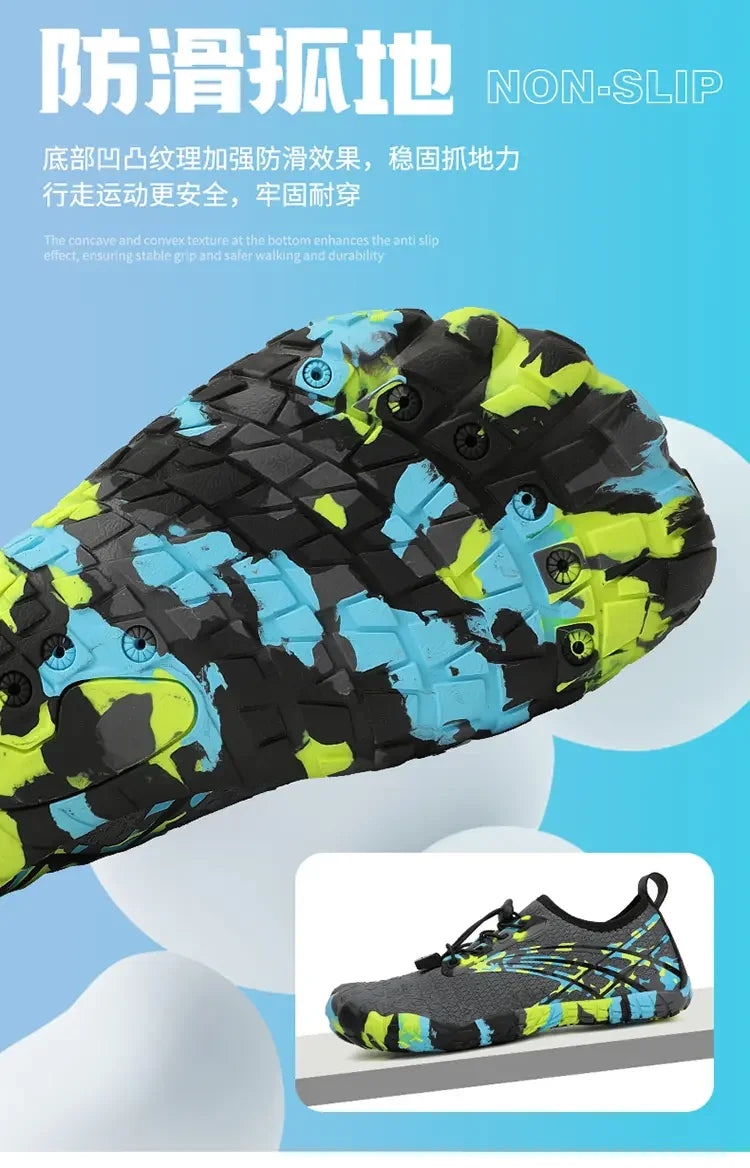 Unisex Shoes For Women Fitness Treadmill Indoor Outdoor Speed Interference Water Beach Couples Swimming Shoe Men Aqua Sneakers