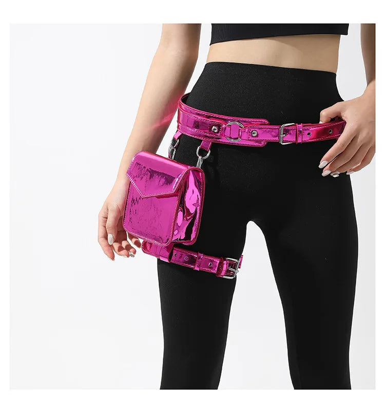 Belt Bag Mini Bag Waist Bag Leg Bag Sports Fitness Running Bag With Yoga Pants Headset Lipstick Bag Fanny Pack Purse Waist Pack