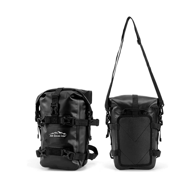 Motorcycle Bumpers Bag Waterproof 6L-8L Motorcycle Side Frame Bag Motorcycle Crash Bar Bag Universal Tools Storage Bag