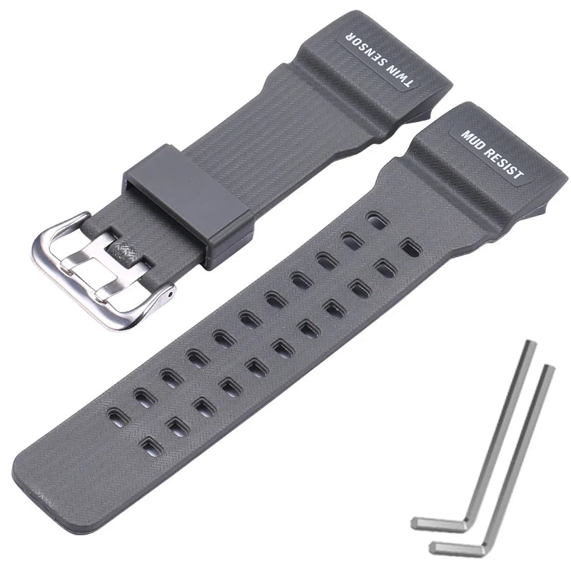 Watchband Accessories Resin Strap Suitable for Casio Mudmaster GG1000 GWG100 GSG100 Men Watch Band