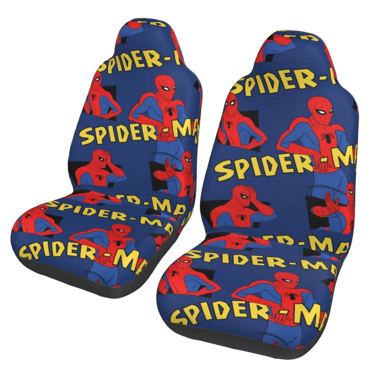 Spidey Spiderman Universal Car Seat Cover for most cars Suitable For All Kinds Models Superheros Seat Covers Polyester Fishing