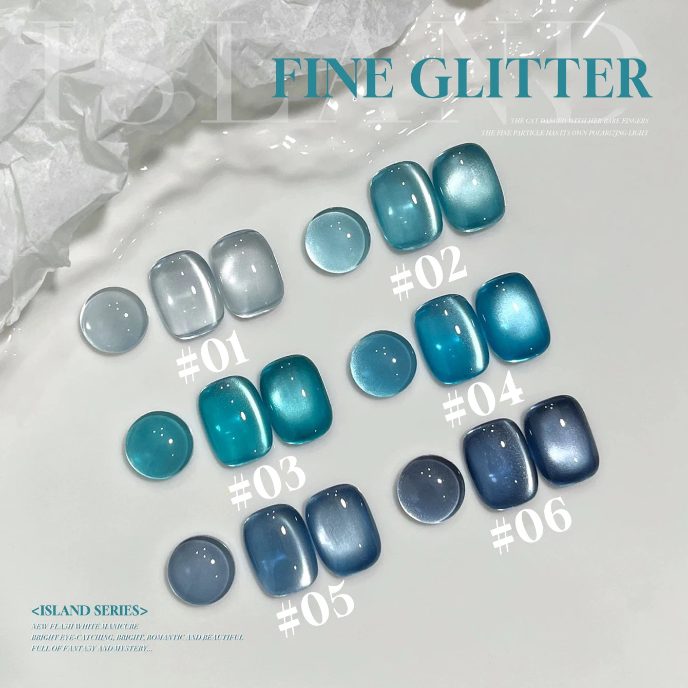 MIANEL 12ML 1-21pcs Emperor Green Cat Eye Gel Nail Polish Whitenning Nails Green Nails Suitable For Nail Salons Nail Supplies