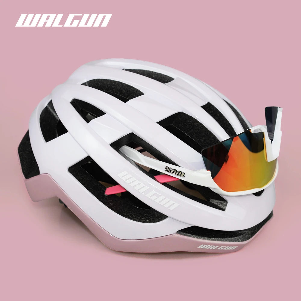 WALGUN New Ultralight Cycling Helmet Safety Cap Bicycle Helmet for Racing Bike Equipments Road MTB Adult Bike Helmets 240g