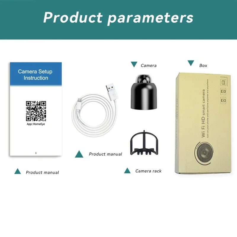 Xiaomi Nanny Camera HD Security Wireless Video Motion Detection Ultra-small Night Vision Baby Nanny Camera Smart Home