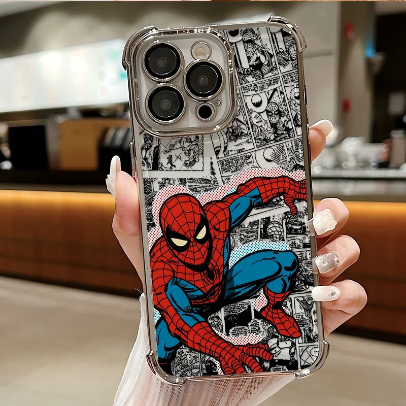 Cool Hero Spiders-man Phone Case For Huawei Honor X6d 600 x8d X5c X7d Magic7 Play10 400 X9d X6c Pro Lite 4G 5G Anti Fall Airbag