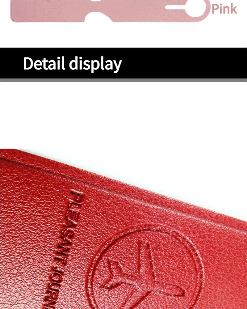 Long PU Luggage Tag for Air Travel - Easy Baggage Identification
