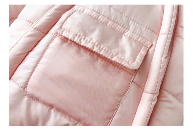 Baby clothes, winter clothes, newborn jumpsuit with fleece and cotton clip baby winter bag handbag foot double zipper