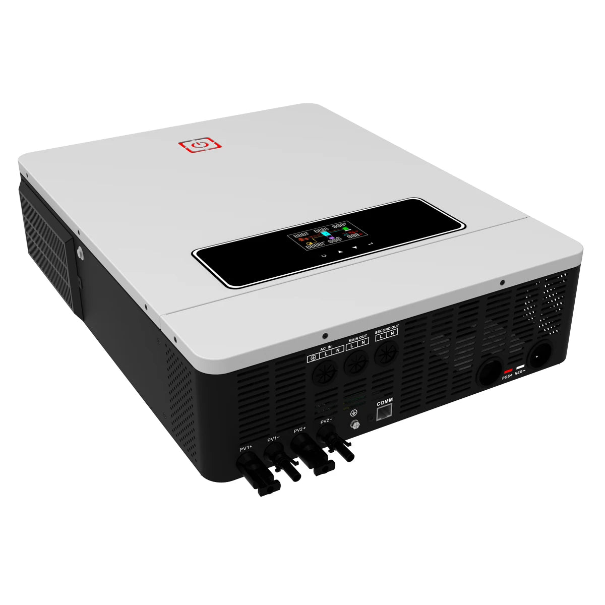 Y&H 10.2KW 2xMPPT Solar Hybrid Inverter 10KW Pure Sine Wave Inverter Built-in 160A Charge Controller Dual PV Input & AC Output