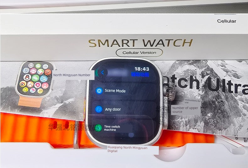 Huaqiang North New Arrival Dw100pro + Ultra Top with Smart Watch Plug-in Card and Shuncheng 5.0 Teenagers