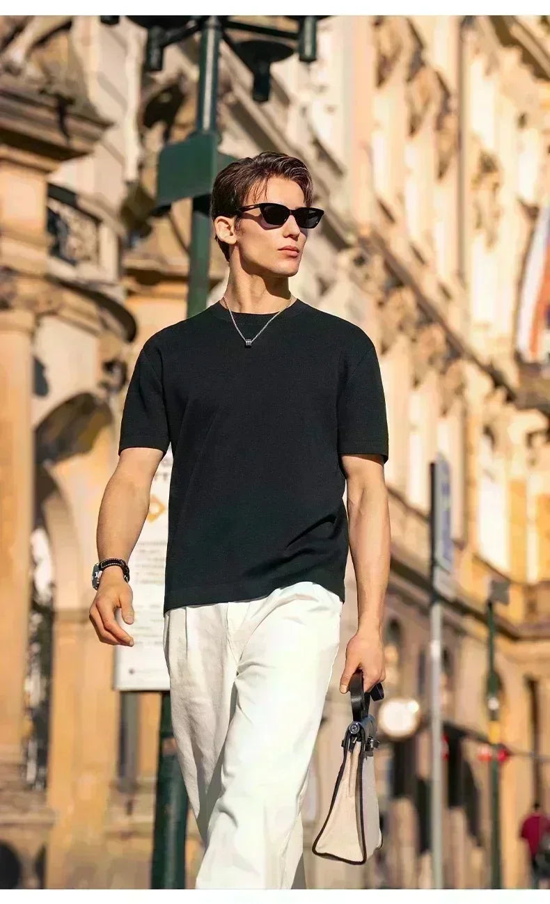 Custom logo Cotton Short Sleeve Solid Color O-neck Men T-shirt Tops Tee Customized Print Your Own Design Printed Unisex Tshirt