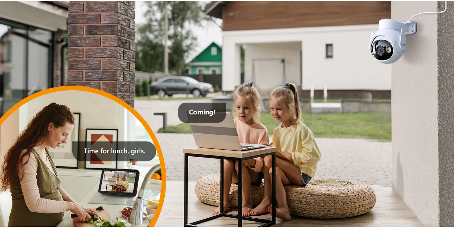 IMOU Cruiser 2 3/5MP Outdoor PTZ WiFi Camera IP66 Weatherproof Camera Two Way Talk Colorful Night Vision Human Vehicle Detection