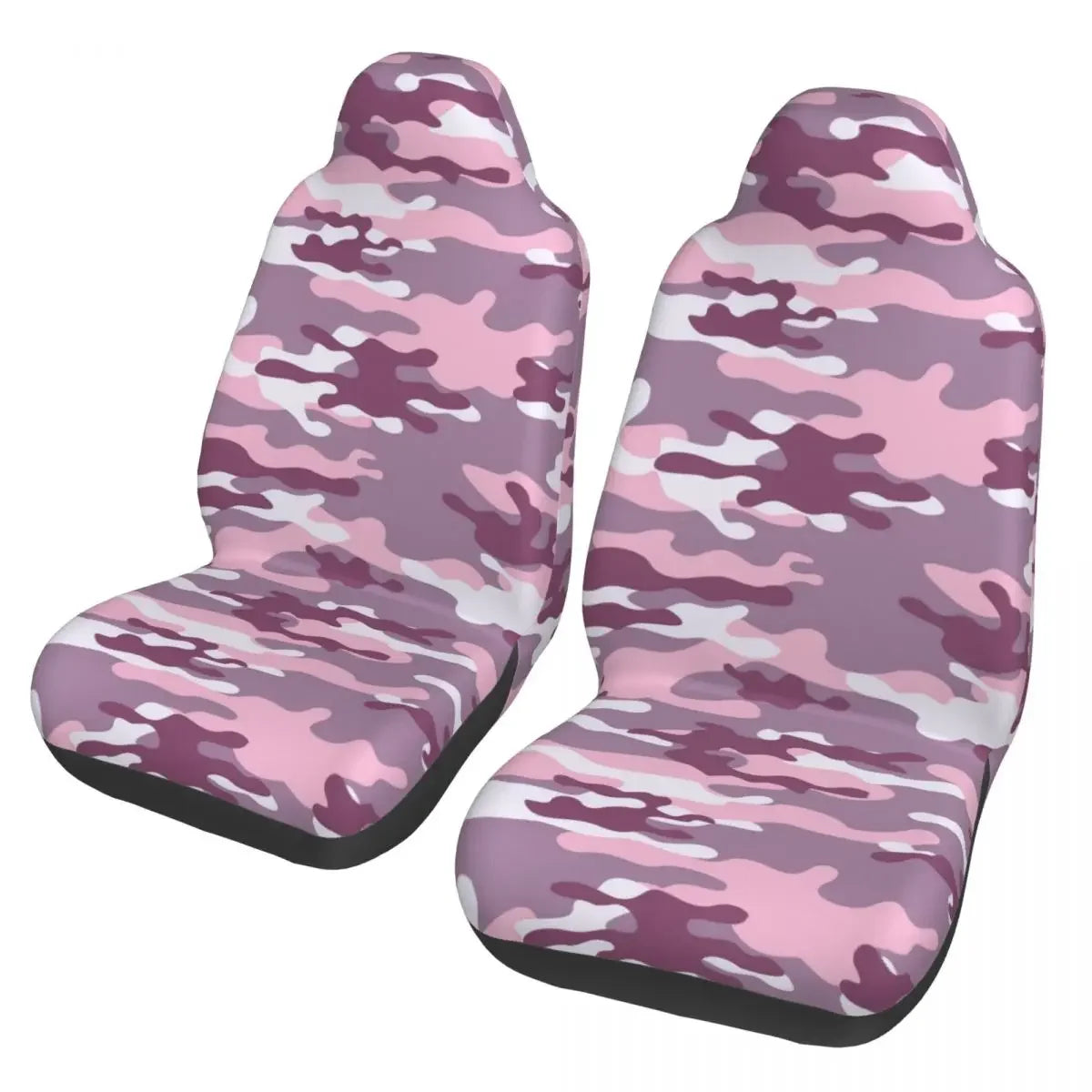 Urban Style Camouflage Universal Car Seat Cover Off-Road For SUV Multicam Front Rear Flocking Cloth Cushion Fabric Hunting