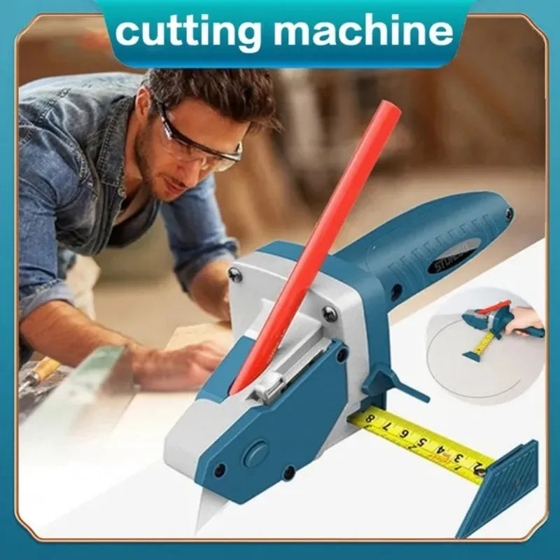 Hand Tools Plasterboard Edger With 5M Tape Measure Drywall Cutting Carpentry Tool Gypsum Board Cutter Cardboard Scriber