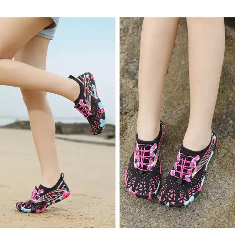 Unisex Shoes For Women Fitness Treadmill Indoor Outdoor Speed Interference Water Beach Couples Swimming Shoe Men Aqua Sneakers