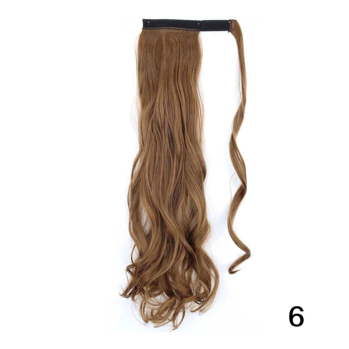 MERISIHAIR Synthetic 22 34 inches Long Straight Ponytail Extensions Heat Resisting Ponytail Brown Blonde Hair Women