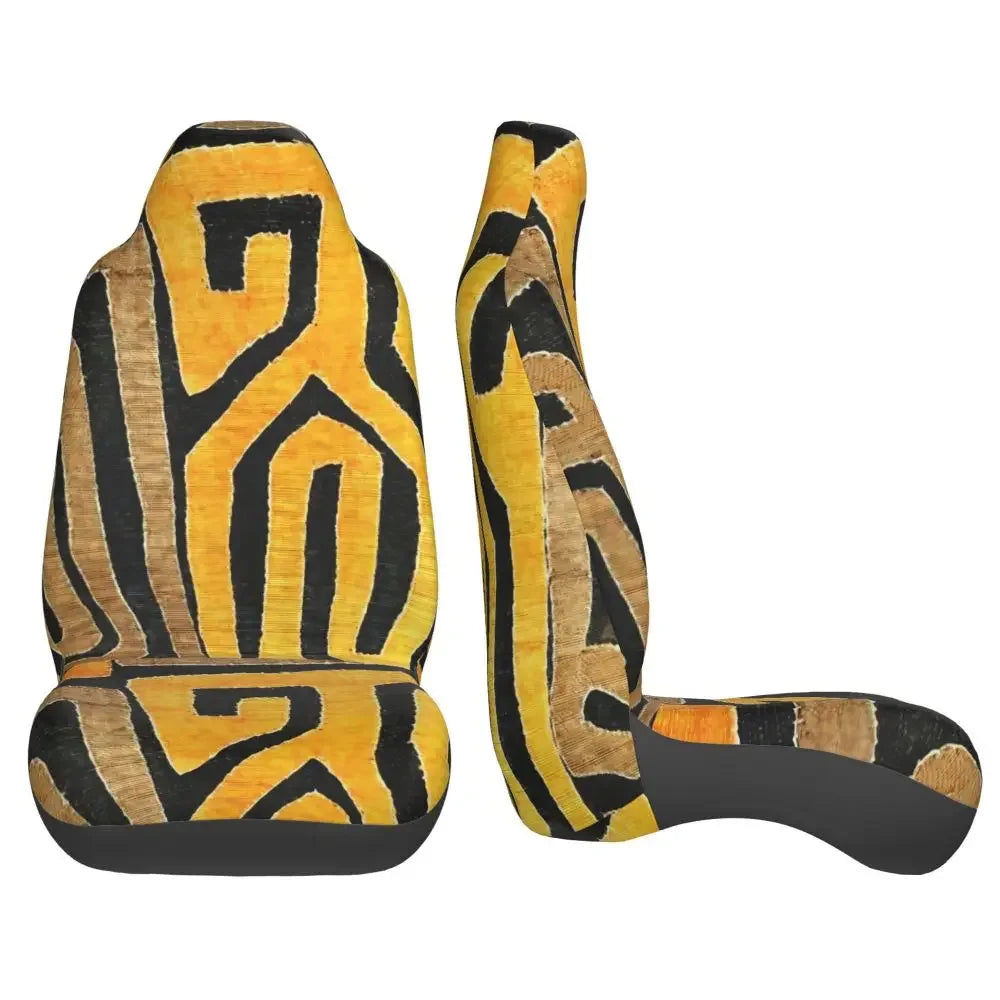 Antique African Textile Print Universal Car Seat Cover Protector Interior Accessories Women Seat Cushion/Cover Seat Protector