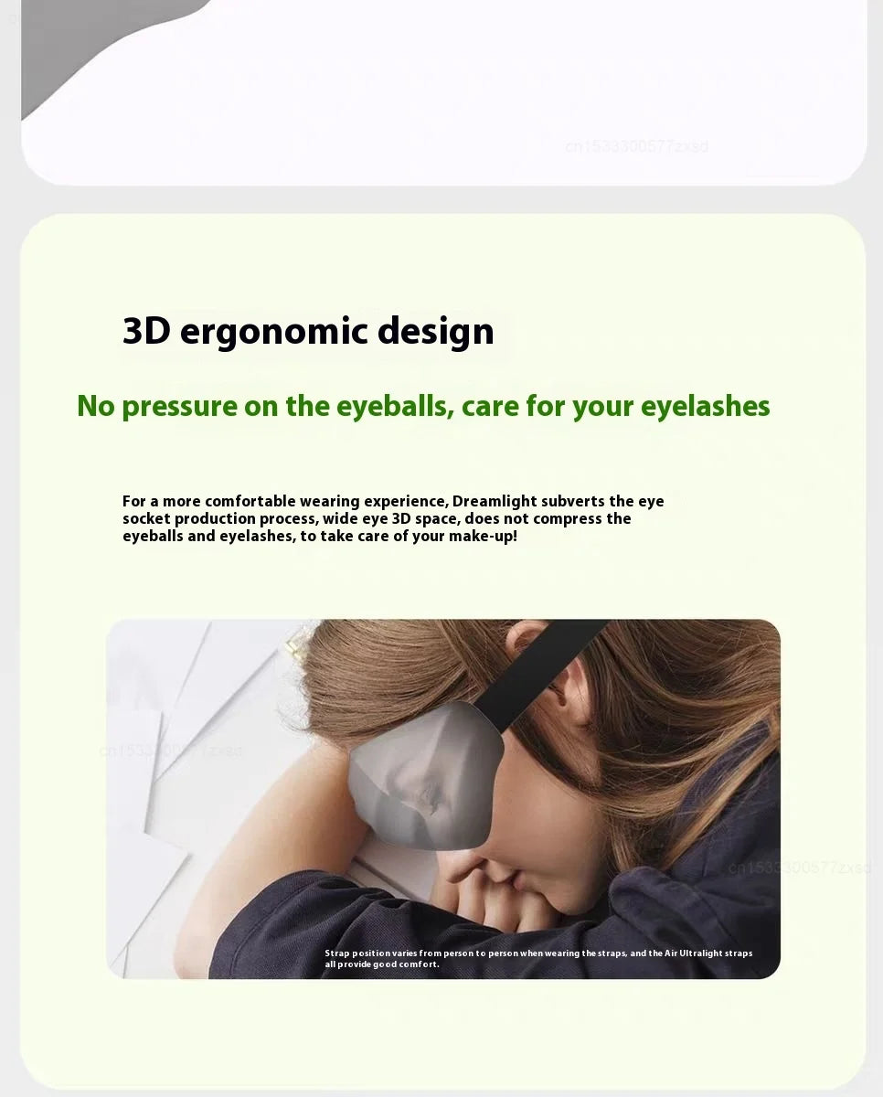 Xiaomi Dreamlight 4Spro Airbag Eye Mask Silk Texture Shading Sleep for Adult Eye Fatigue Stereoscopic Sleep Adjustable Eye Mask