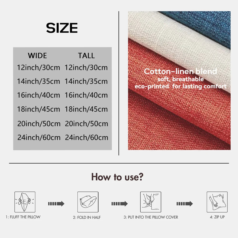 Minimalist Geometric Line Cushion Cover Natural Linen Pillow Case Organic Fabric Double Sided Print Sofa Home Decor Gift
