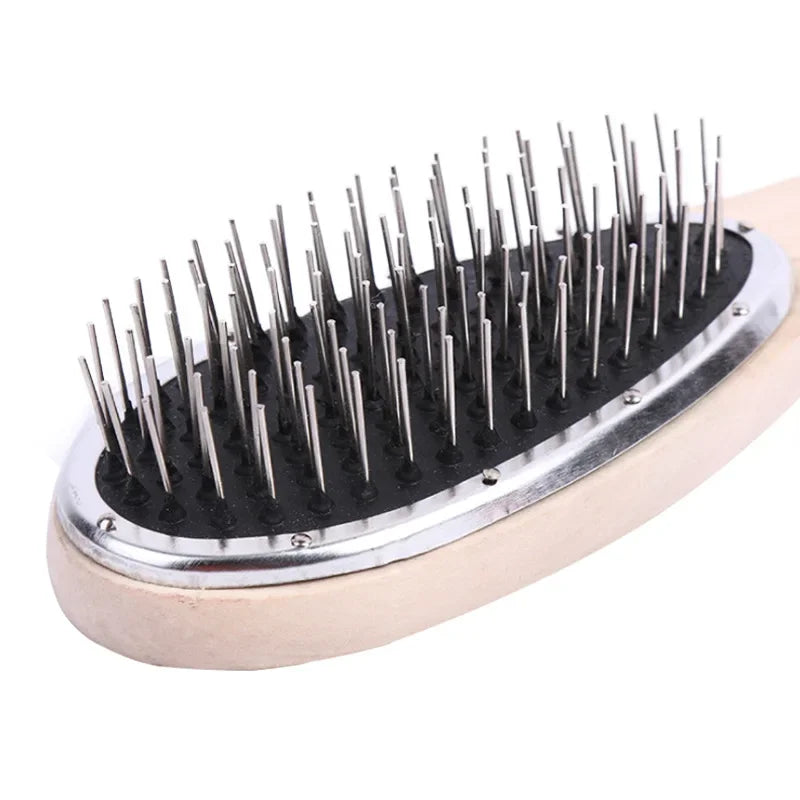 Hair Brush for Wigs Anti Static Steel Comb for Tangle Hair Extensions Wig Brush