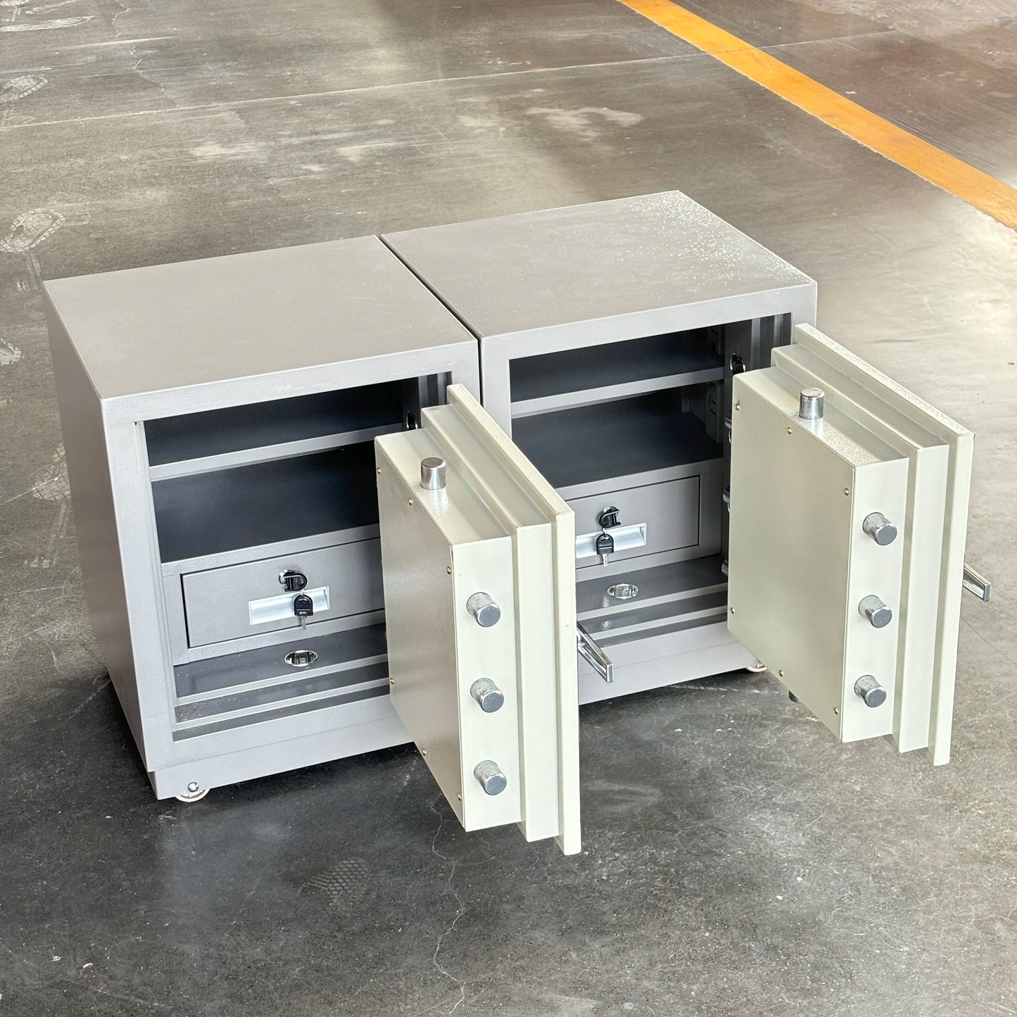 Key Lock Fireproof Safe Box Electronic Safe Security Usage For Home Hotel Storage Fire Resistant Safe Secure Storage