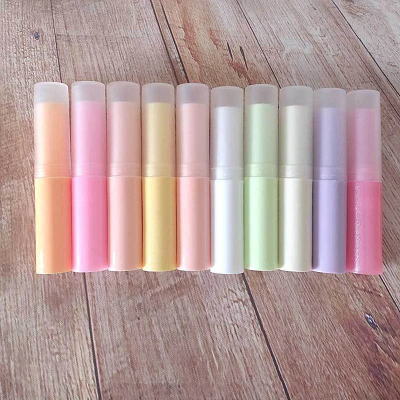 5Pcs 3g Lip Balm Container With Caps Mini Empty Lip Balm Stick Tube Lipstick