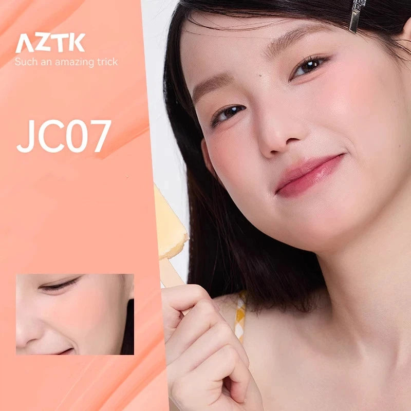 AZTK Blusher Color Face Makeup Rendering Liquid Blush Moisturizer Long Lasting Eye Shadow Beauty Expands Cheek Tint Cosmetics