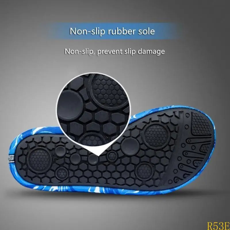 Unisex Camouflage Water Shoes Antiskid Quick Drying Creeks Shoes Men Beach Shoes for Beach Walks and Water Sports