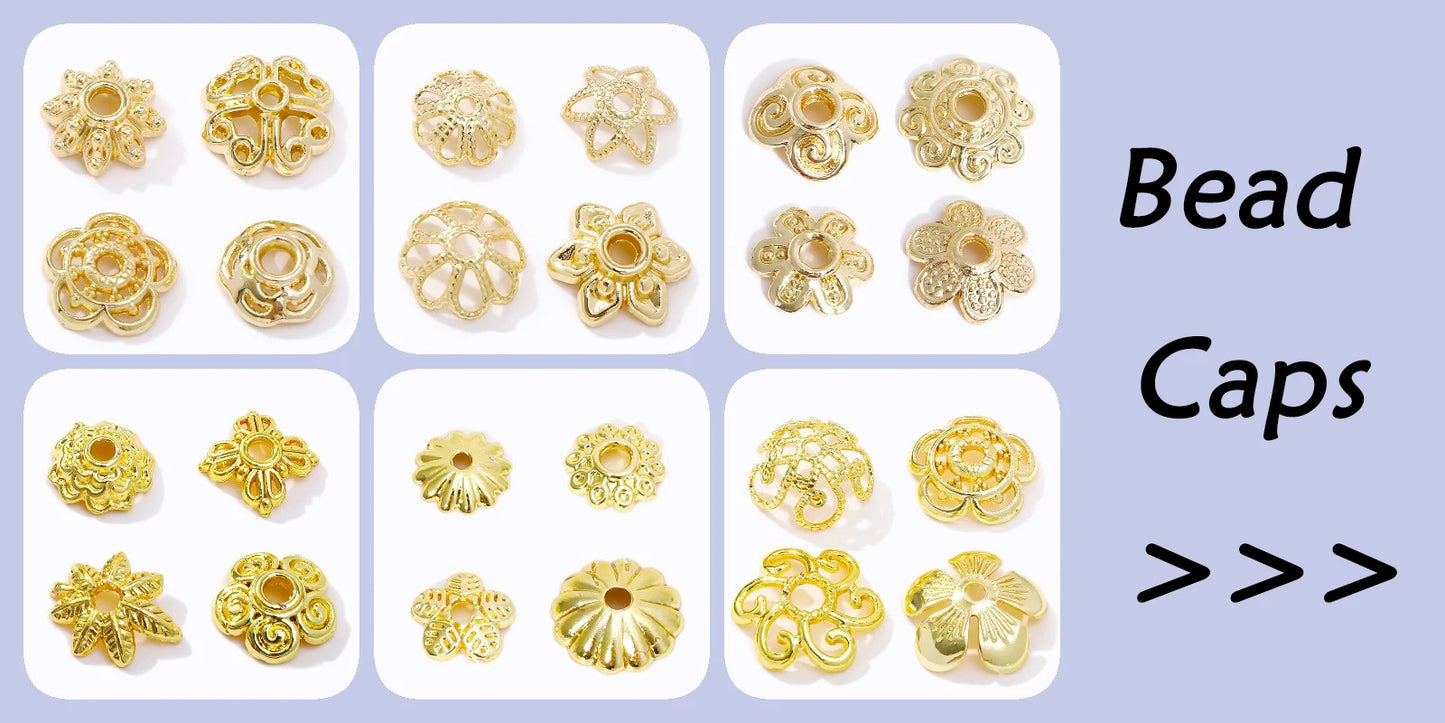 18K Gold Plated Brass Round Strong Magnetic Clasps For Bracelet Necklace Making Findings,End Clasps Connector For Jewelry Making