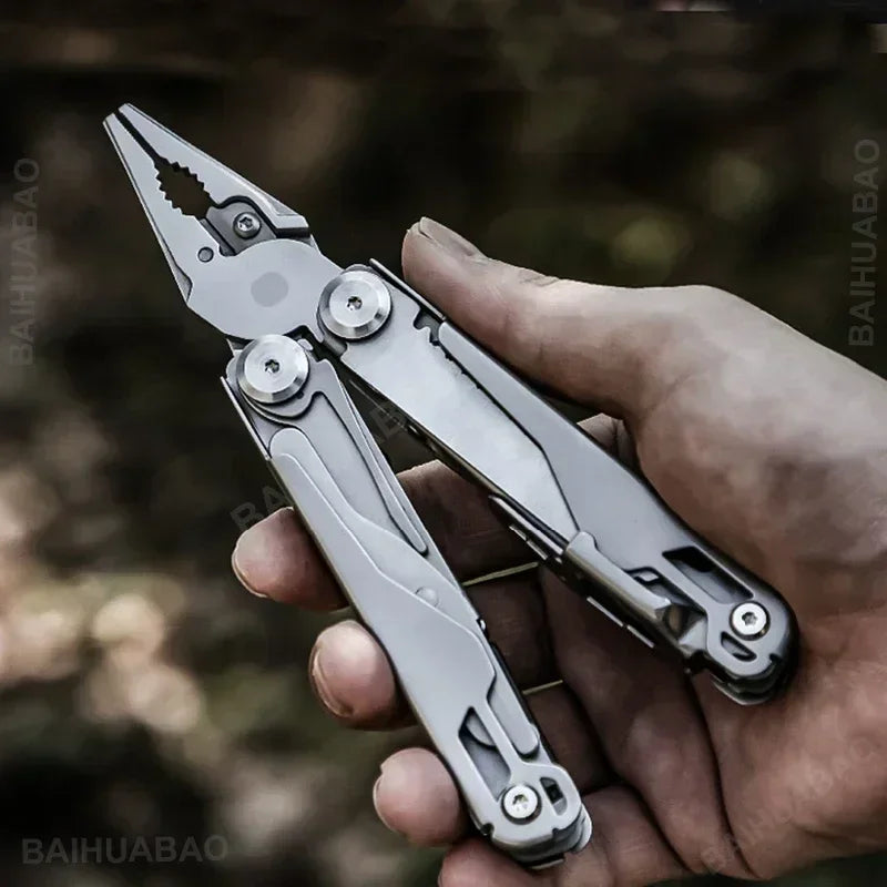 BHBT 19 in 1 Multitool Pliers Folding Knife Multi Tool Hoxagon Wrench Outdoor Camping EDC Tool Home Repair Maintenance