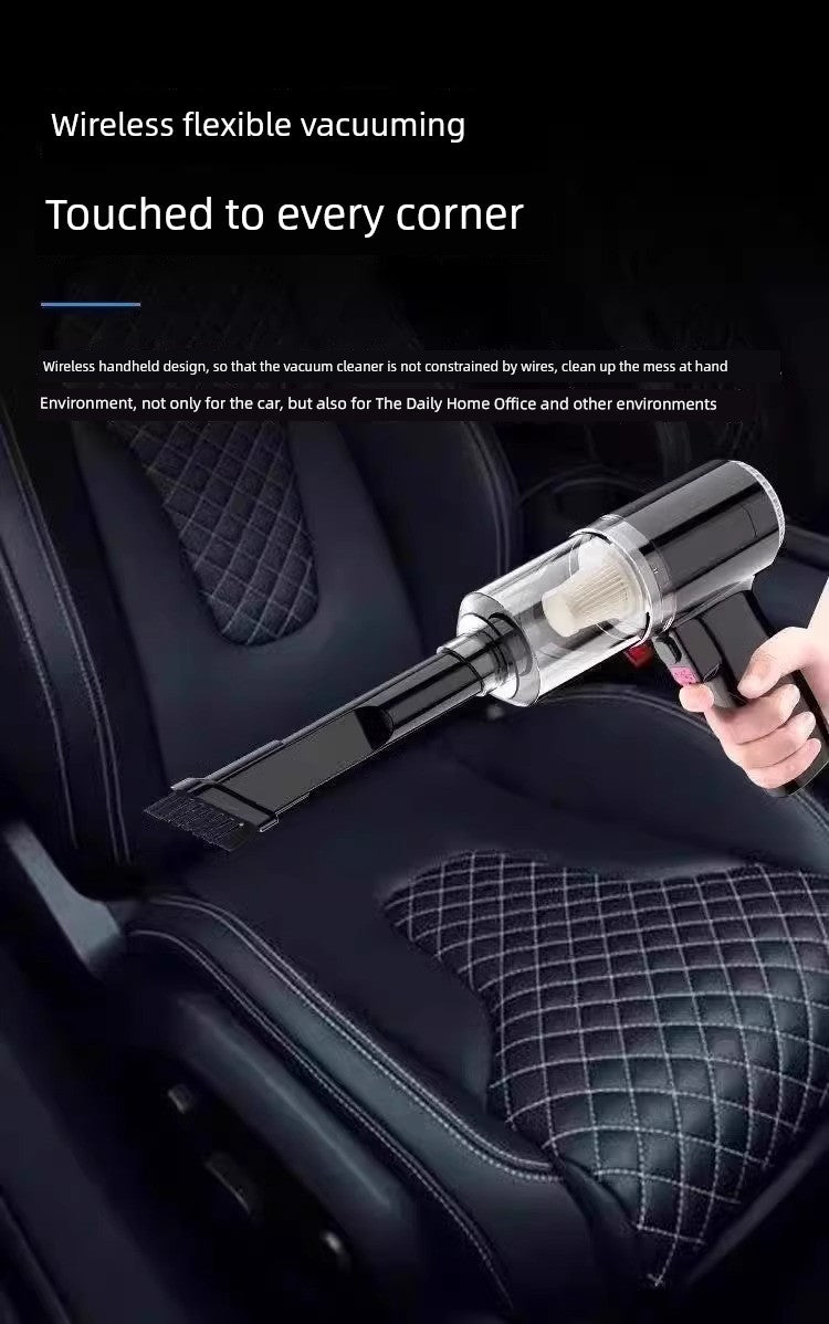 Mini Car Wireless Charging Automobile Vacuum Cleaner For Home Powerful Large Suction High Power Small Handheld Vacuum Cleaner