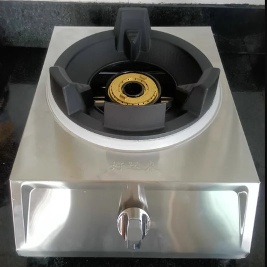 Kitchen Gas Hob Cooktop Single Gas Stove Household Stainless Steel Commercial Gas Stove Encimera Cocina Gas