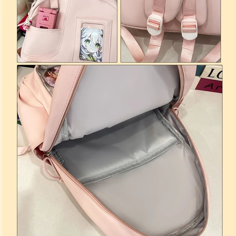 Japanese College Style Fashionable Backpack for Students Large Capacity Backpack for Women Highvalue Outdoor Backpack