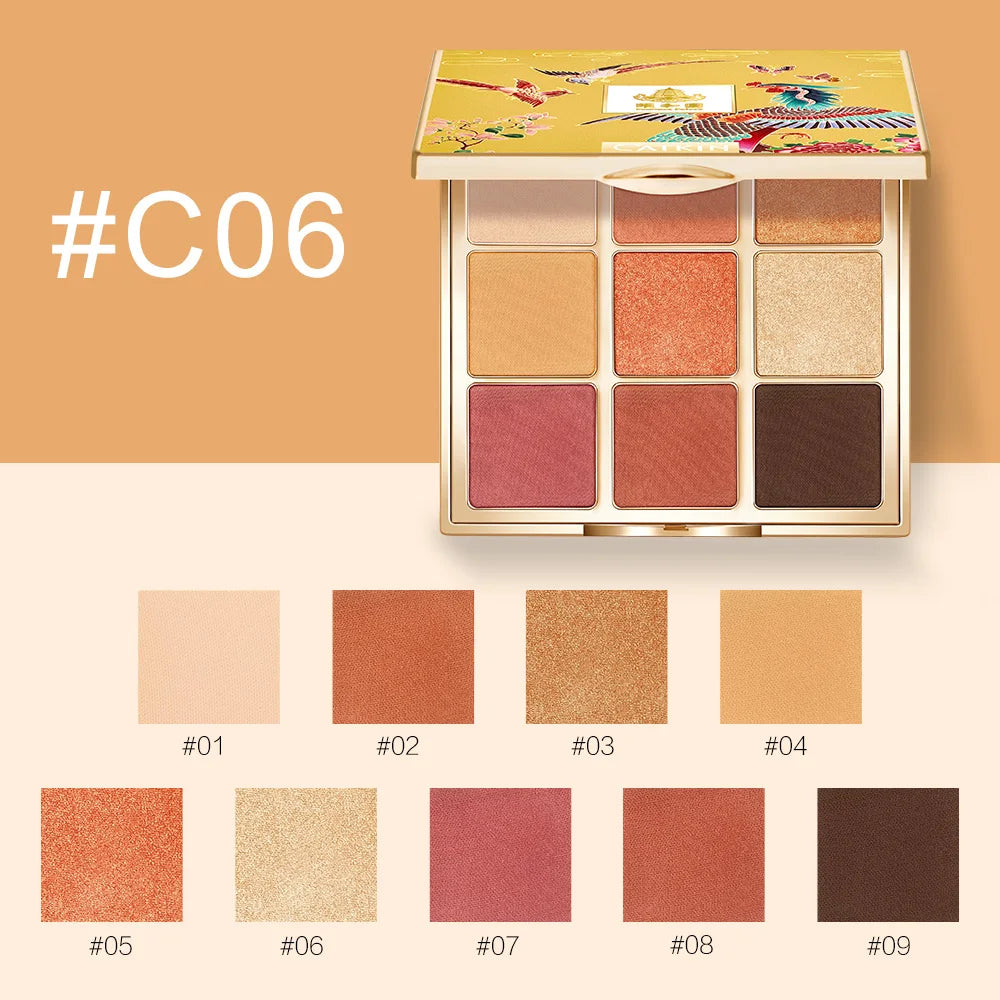 CATKIN Eternal Love Seasonal 9 Colors Eyeshadow Glitter Shimmer Matte Metallic Natural Special Chinese Modern - Hot Sales