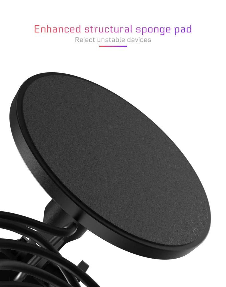 USB Condenser Microphone With RGB, Microphone For Podcasting, Laptop, Recording Streaming Games