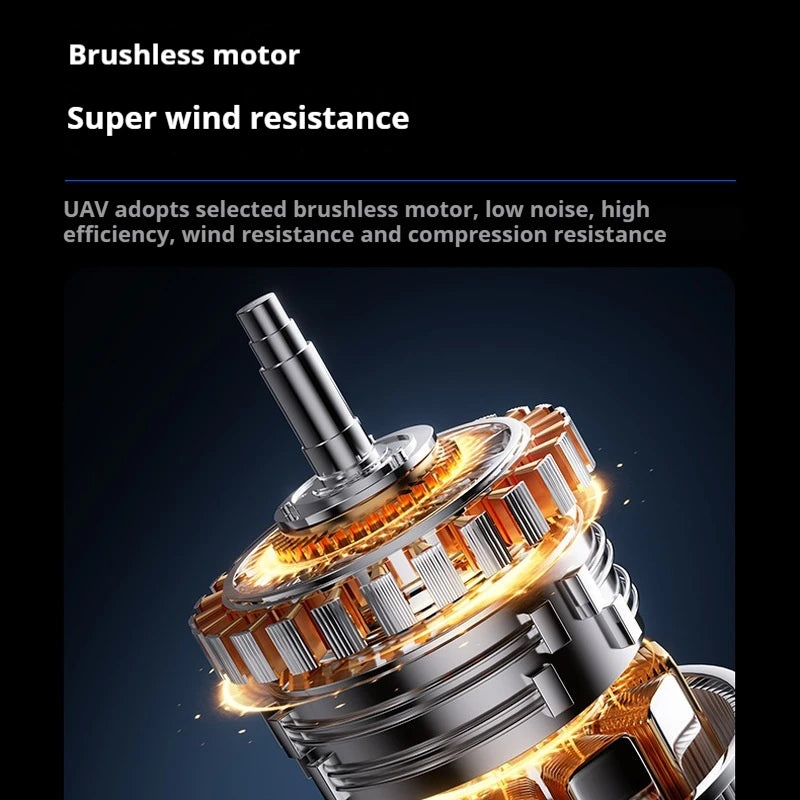 VR Professional Mini Drone for Kids with HD Camera Brushless Motor Optical Flow Positioning Remote Control Toy Quadcopter