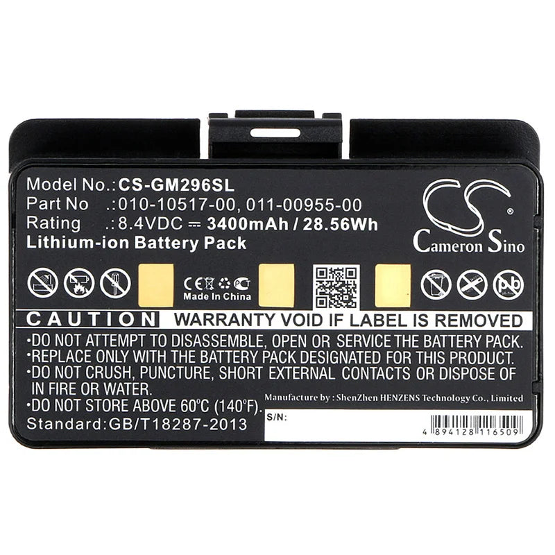 GPS, Navigator Battery For Garmin 010-10517-00 010-10517-01 011-00955-00 GPSMAP276 276c 296 396 376 376C 378 496 495 478 GPSM478