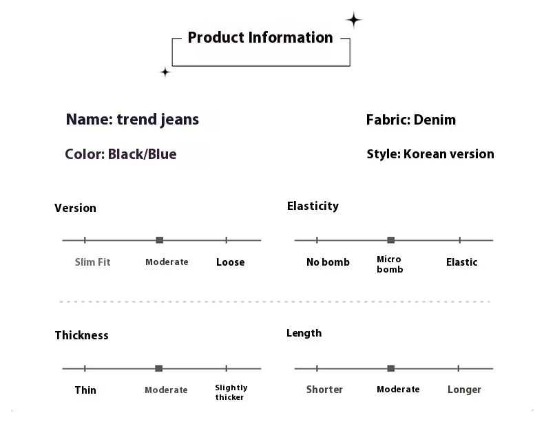 Big Boy Jeans Casual Fashion Cool Children's Pants Boys' Baggy Summer Clothing Teenagers Comfortable Fit Kids' Fashion