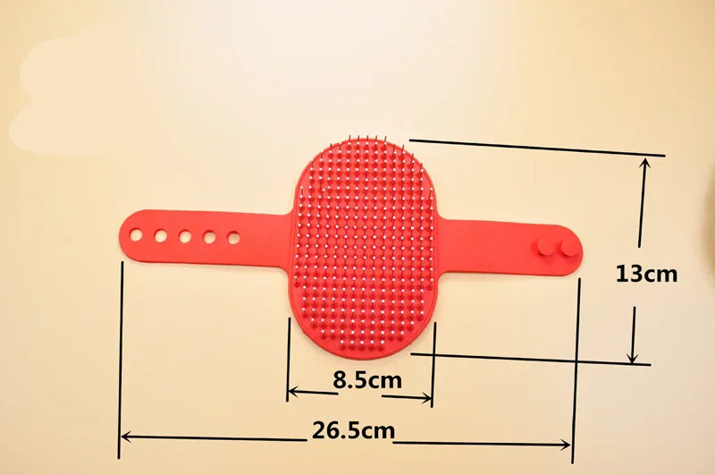 Pet Dog Cat Bath Brush Comb Rubber Glove Hair Fur Grooming Massaging Massage Pin Pet Shower Dog Brush Pets Supplies