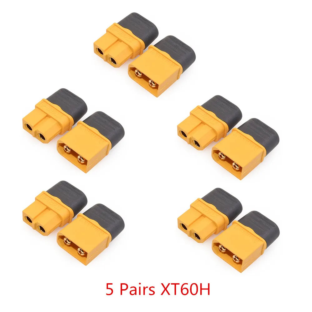 5/10 Pairs XT60H connector plug with Sheath Housing Female / male XT60 plug for RC Lipo Battery cars fpv drones Airplane car