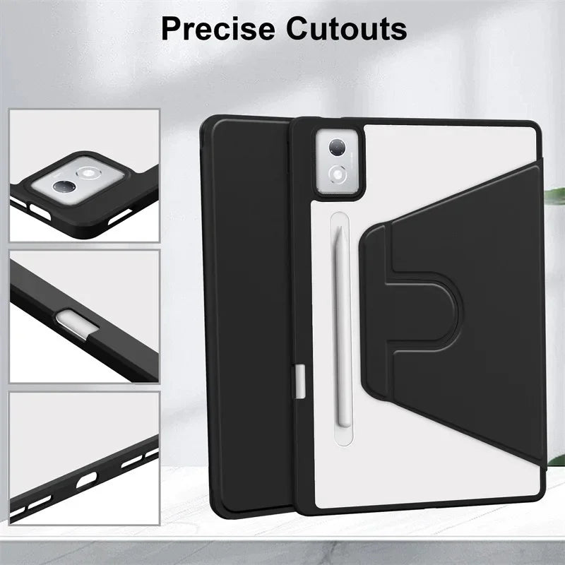 For Lenovo Tab M11 TB330FU/TB331FC 11 inch Case With Pencil Holder,Folding Stand Tablet Funda Cover For Xiaoxin Pad 2024 11 inch