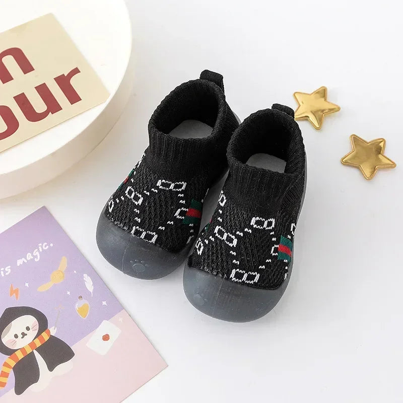 Children's Outwear Children's Shoes Children's Walking Shoes New Spring Autumn Mesh Children's Solid Color Shoes Soft Sole