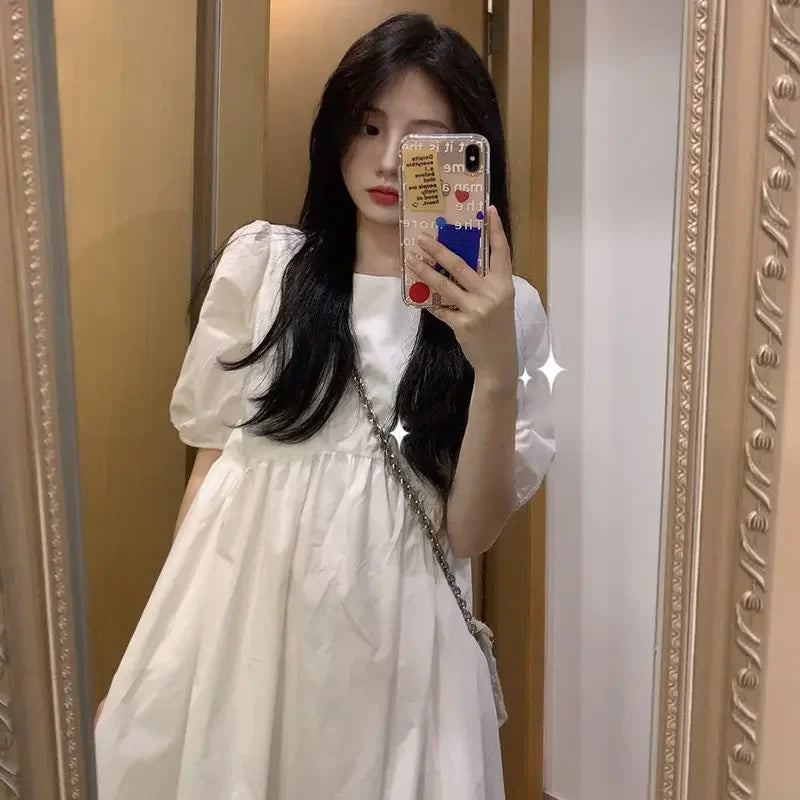 Female Dresses 2025 Midi White Clothing Women's Dress Cheap Casual One-piece Hot Xxl Chic and Elegant Pretty Vintage Harajuku X